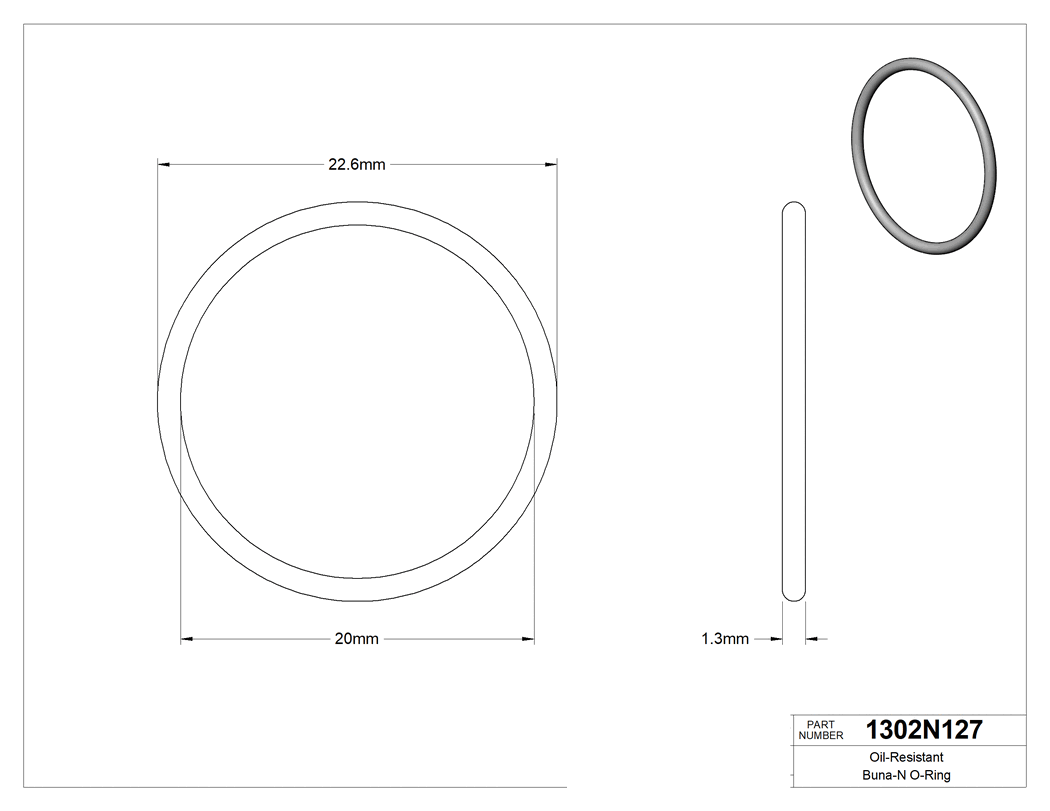 Technical drawing - 1302N127